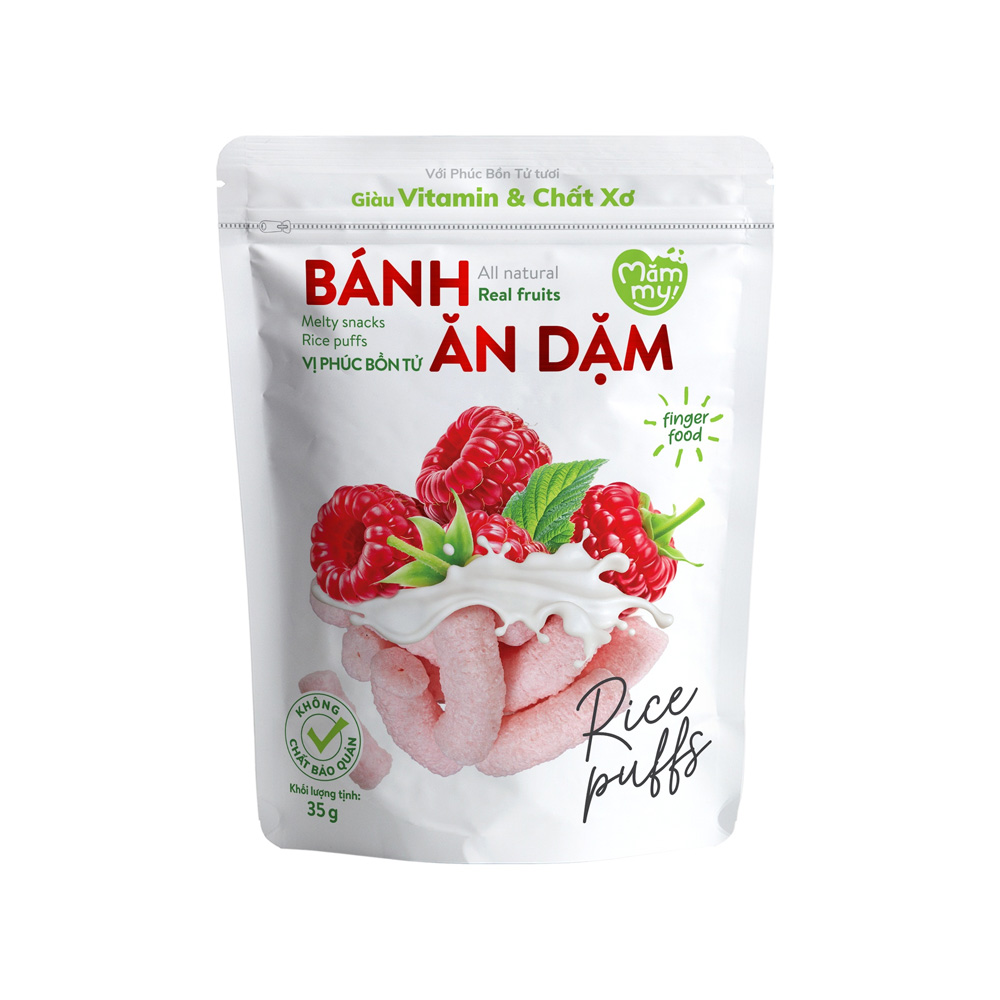 Bánh ăn dặm Mămmy vị phúc bồn tử 35g