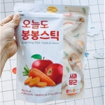 Bánh ăn dặm gạo hữu cơ bong bong stick mandarin vị táo, cà rốt cho bé từ 8M