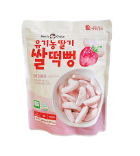 Bánh gạo mom's choice Hàn Quốc dâu Tây 6m+