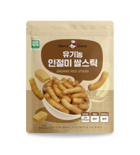 Bánh gạo que ngắn mom’s choice Hàn Quốc đậu nành 30g cam