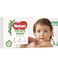 Bỉm tã dán Huggies platinum Nature Made size l 54
