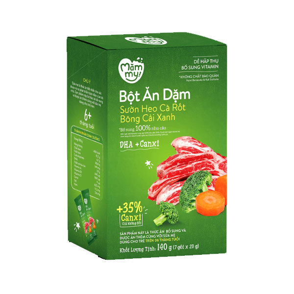 Bột ad Mămmy sườn heo + rau củ 6m+