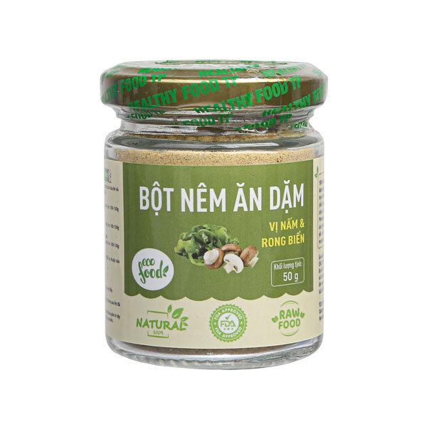 Nêm ăn dặm nấm ,rong biển