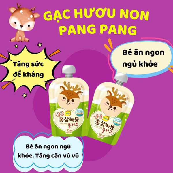 Gạc hươu non pang pang