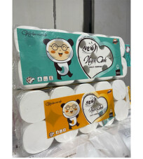 Giấy vs Ngọc anh 12 cuộn X3 lớp