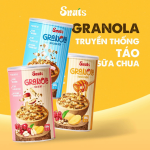 Granola vị Táo đỏ SNUTS 300g – Ngũ cốc dinh dưỡng ăn sáng lành mạnh cho mọi nhà
