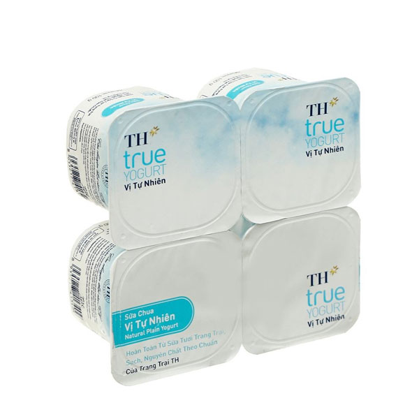 Sữa chua ăn TH True Yogurt không đường hũ 100g