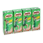 Lốc 4 hộp sữa có đường Milo 180ml