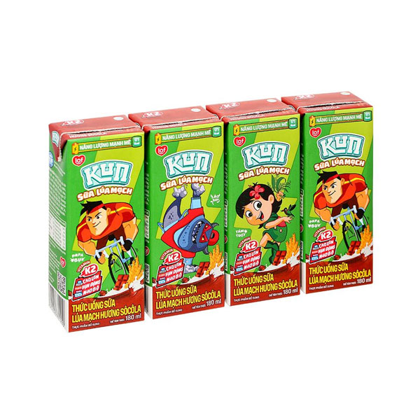 TUDD Kun socola lúa mạch LIF 180ml