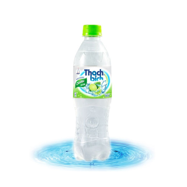 Nước khoáng chanh muối Thạch Bích có ga PET 480ml