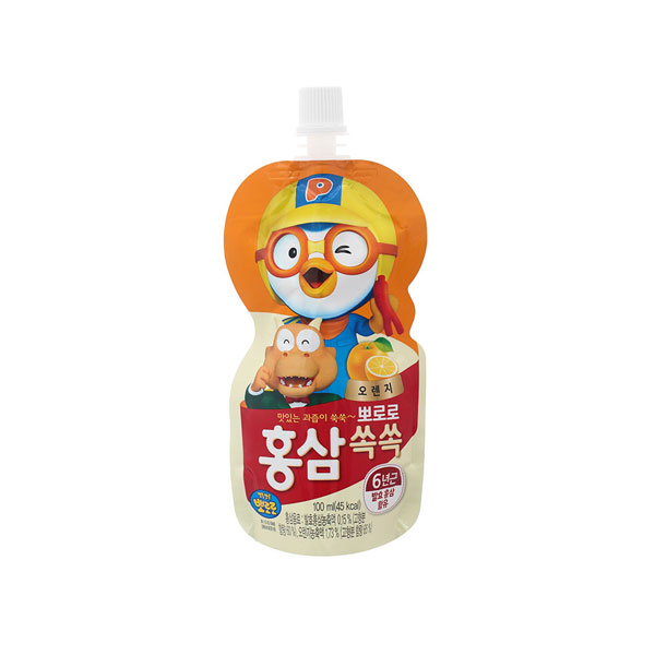 Nước Hồng Sâm trẻ em Pororo vị cam
