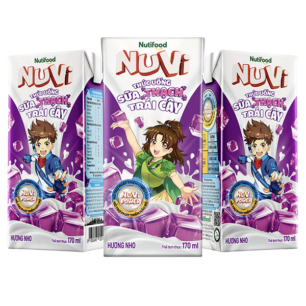 Nuvi thạch nho 170ml