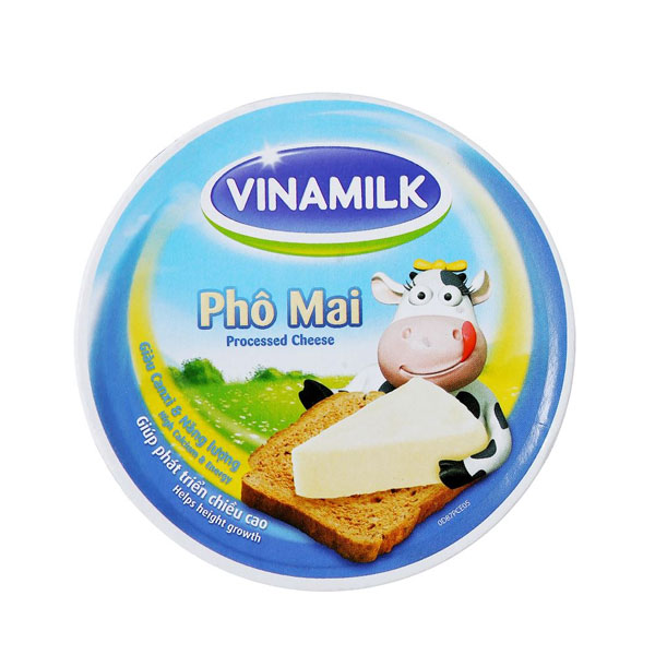 Phô mai Con Bò Cười Vinamilk 8 miềng 120g Vinamilk laughing Cow cheese 8 pieces 120g