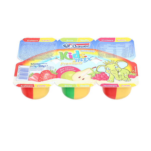 Phô mai hoa quả Kids Mix 6h/Vỉ