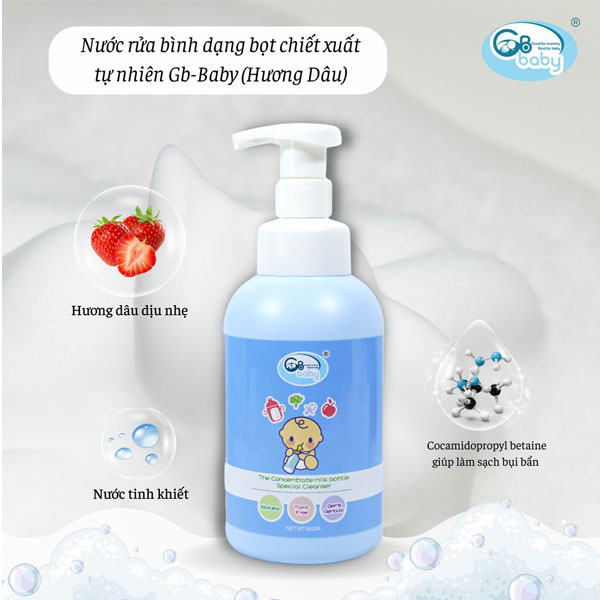 Rửa bình Gb dạng bọt