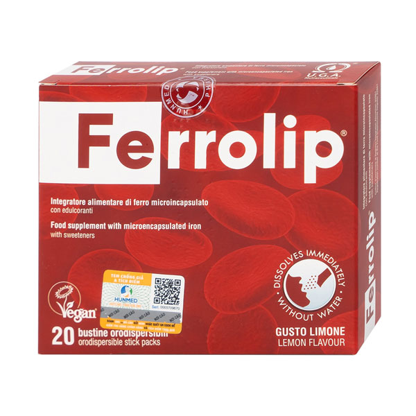 Ferroli- sắt hữu cơ cho người lớn
