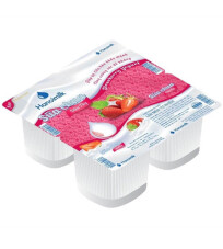 Sữa chua ăn Hanoimilk hương chanh dây (Vỉ 4 hộp 100g)