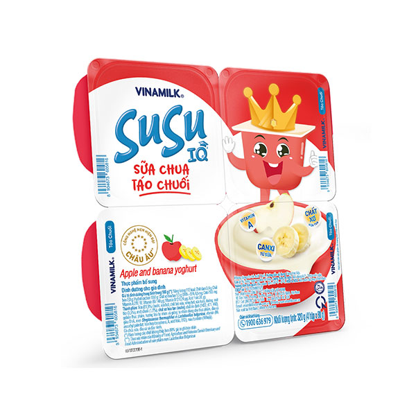Sữa chua VNM Susu táo chuối 80g