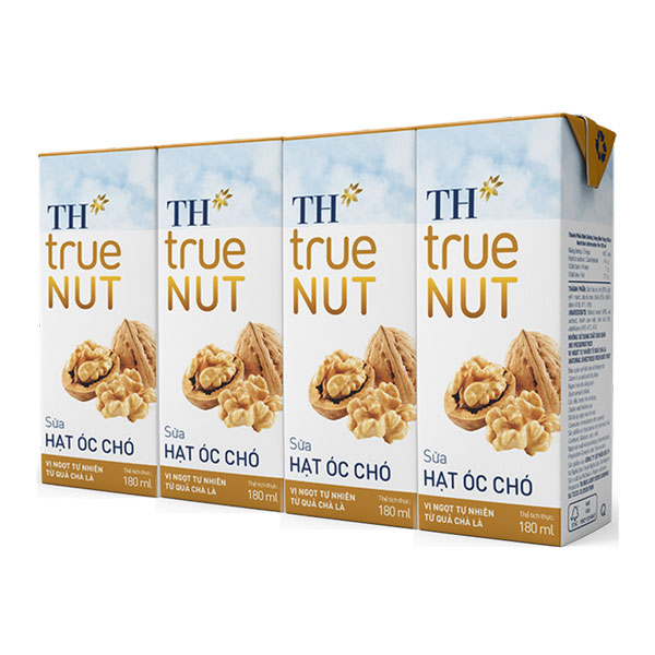 Sữa hạt óc chó TH True Nuts - Lốc 4 x 180ml