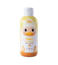 Sữa tắm gội Agi Hương phấn màu vàng 200ml