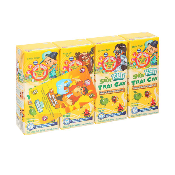 Sữa trái cây Lif Kun trái cây nhiệt đới 180ml