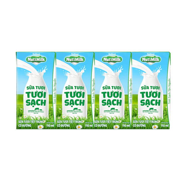 Sữa tươi NutiMilk 110ml