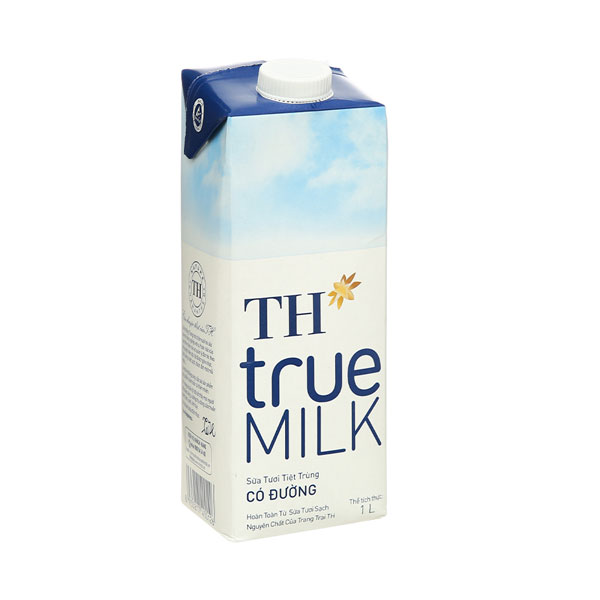 Sữa tươi TH true MILK hộp 1lít