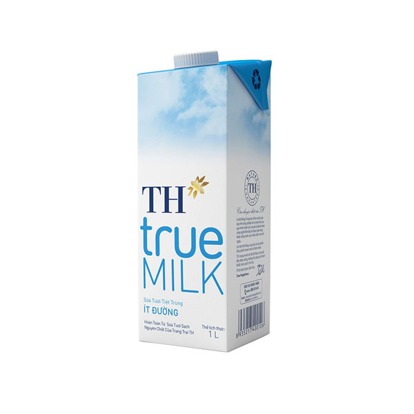 Sữa tươi tiệt trùng TH ít đường 1L