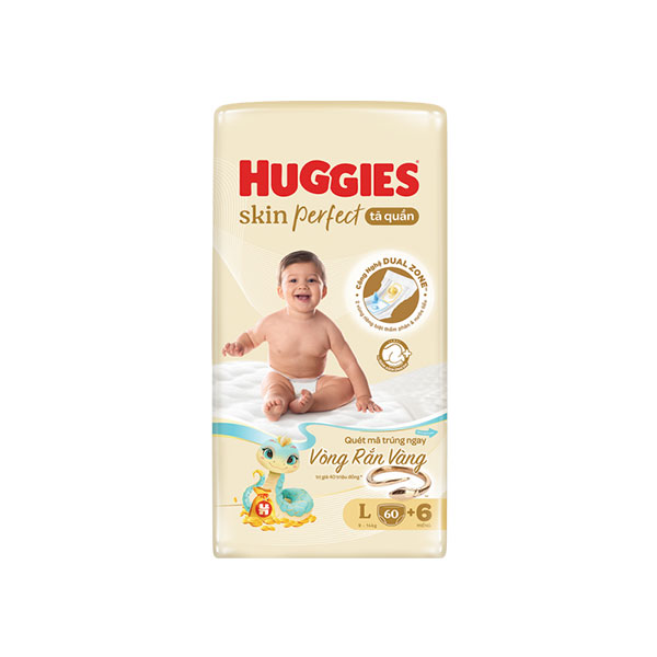 Tã Quần Huggies Skin Perfect L60*3