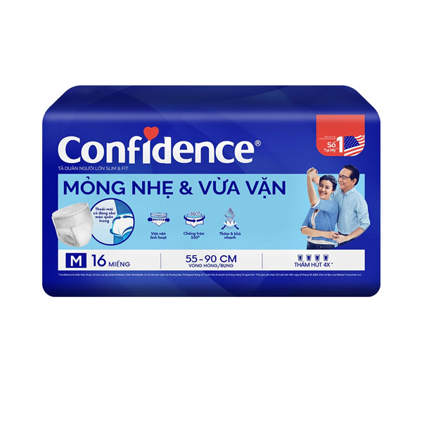 Tả quần người lớn Confidence m 16 miếng