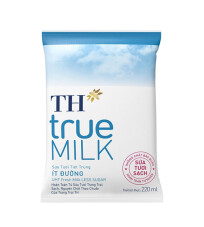 TH Sữa tươi tiệt trùng TÚI ÍT ĐƯỜNG 220ML
