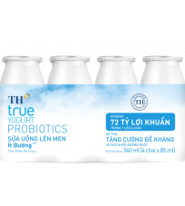Sữa uống lên men ít đường 85ml TH