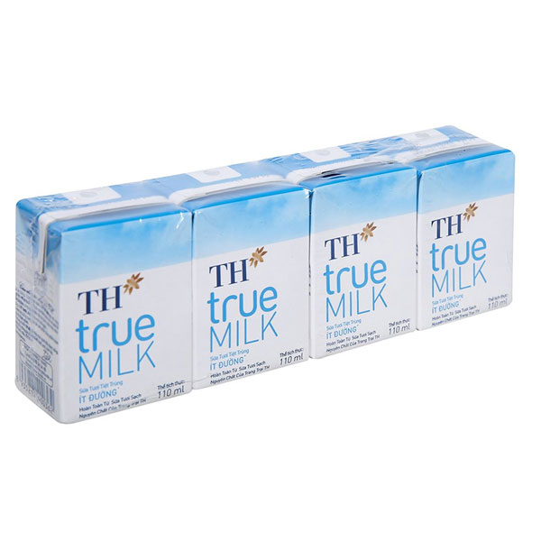 Sữa tươi TH ít đường 110ml