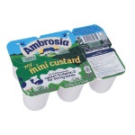 Váng sữa ambrosia mini Custard vị truyền thống ít đường 330g dành cho bé 6m+