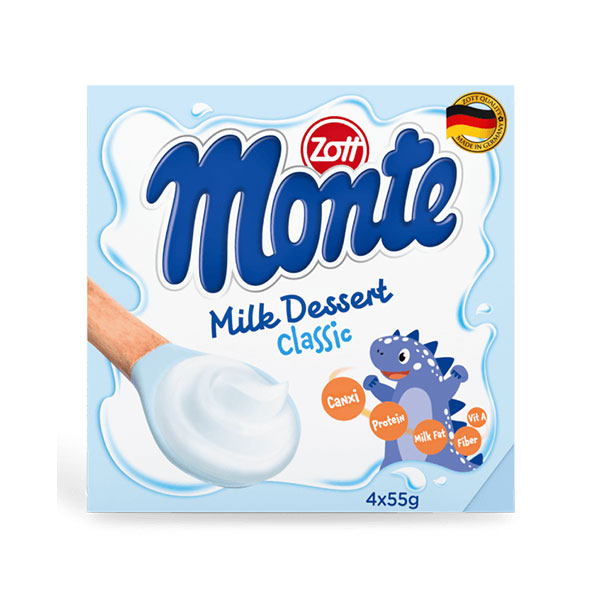 Váng sữa Zott Monte vị Classic (4x55g)