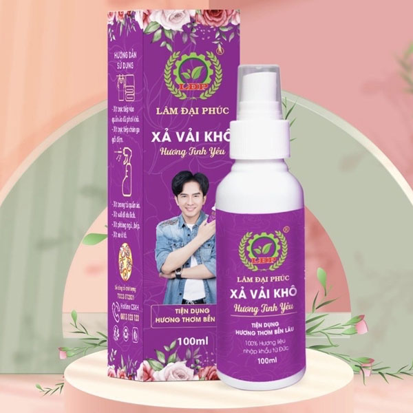 Xả vải khô Hương lan tím luxury black