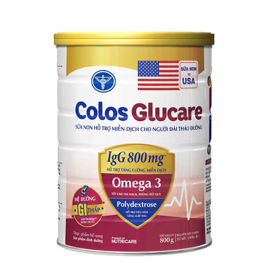 Sữa bột Colos glucare 800g