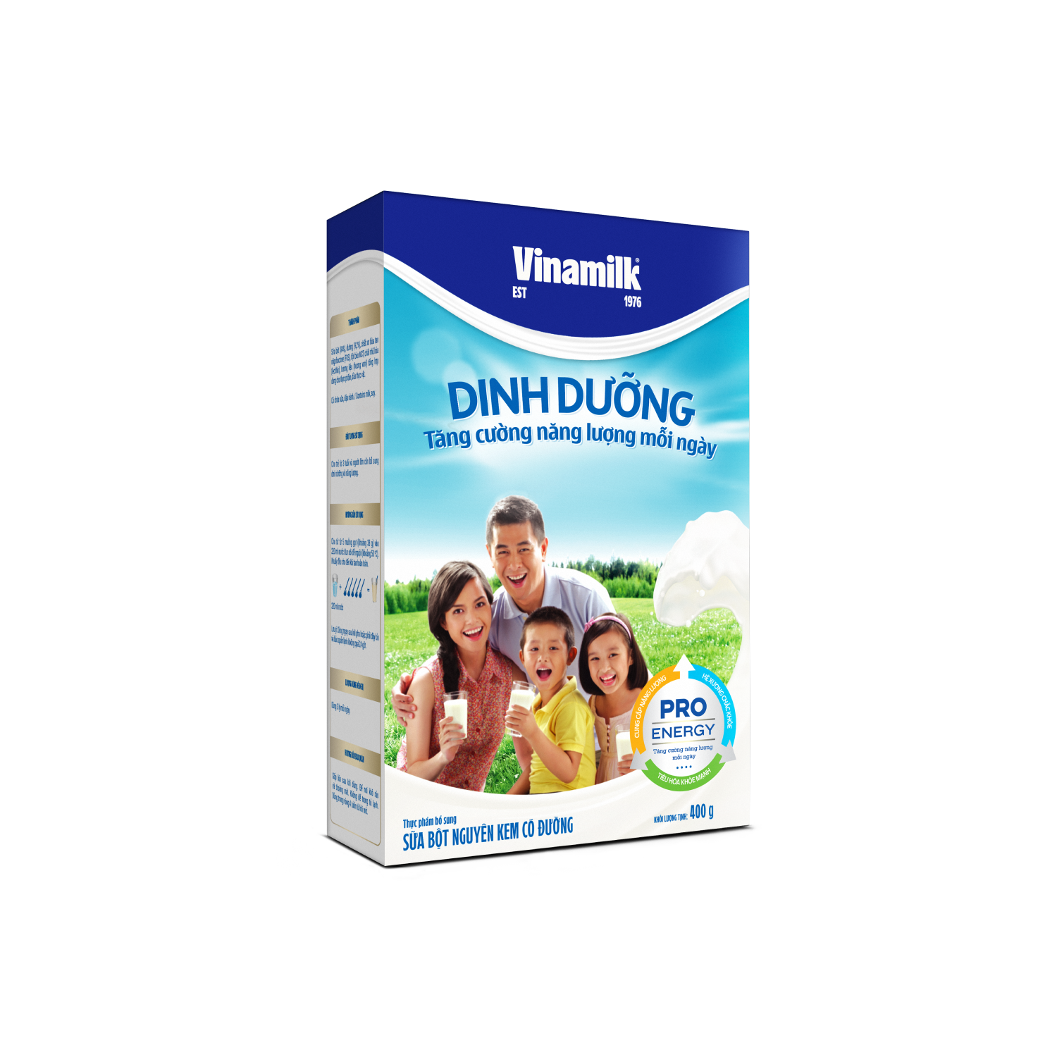 Sữa bột nguyên kem dinh dưỡng lon 400g