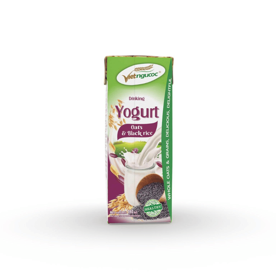 Sữa chua yến mạch nếp cẩm 180ml