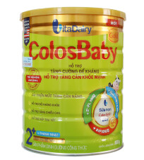 Sữa bột Vitadairy Colosbaby Gold vị thạnh nhạt 2+ 800g