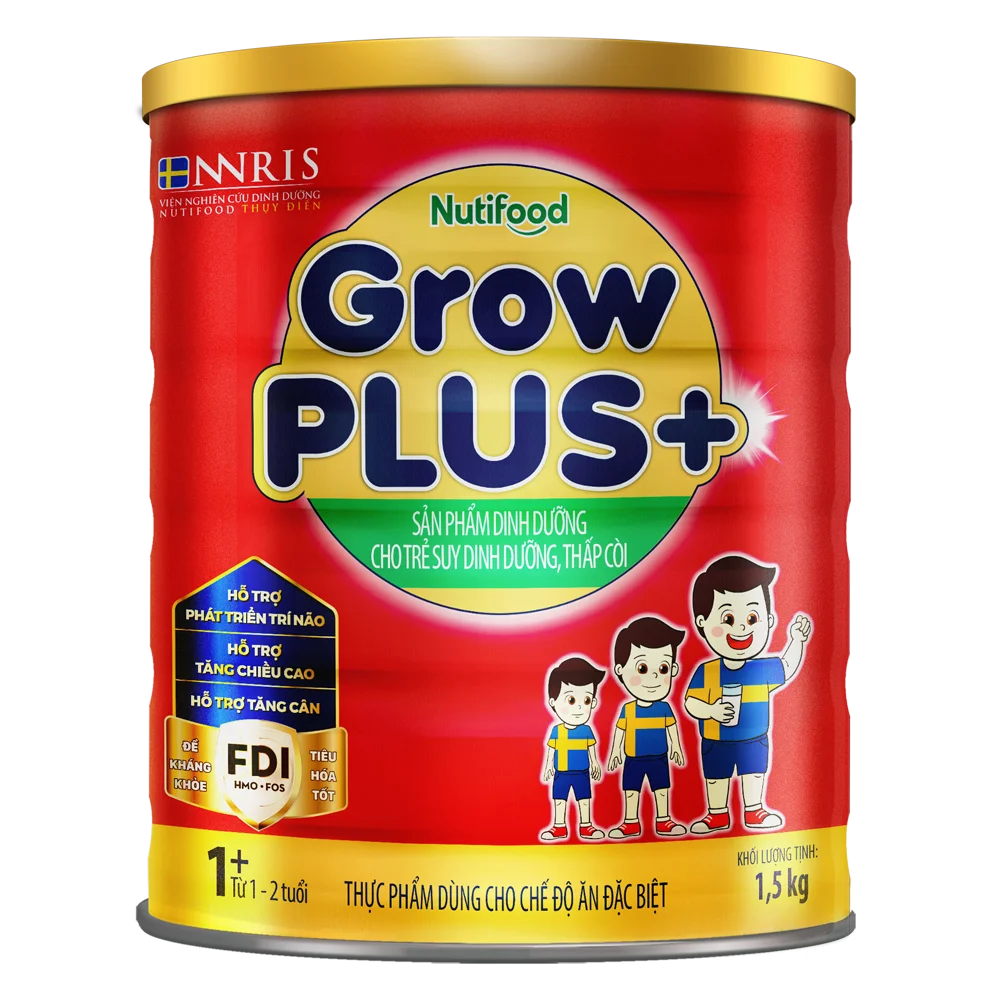 Sữa Grow Plus đỏ Nutifood 1-2 tuổi