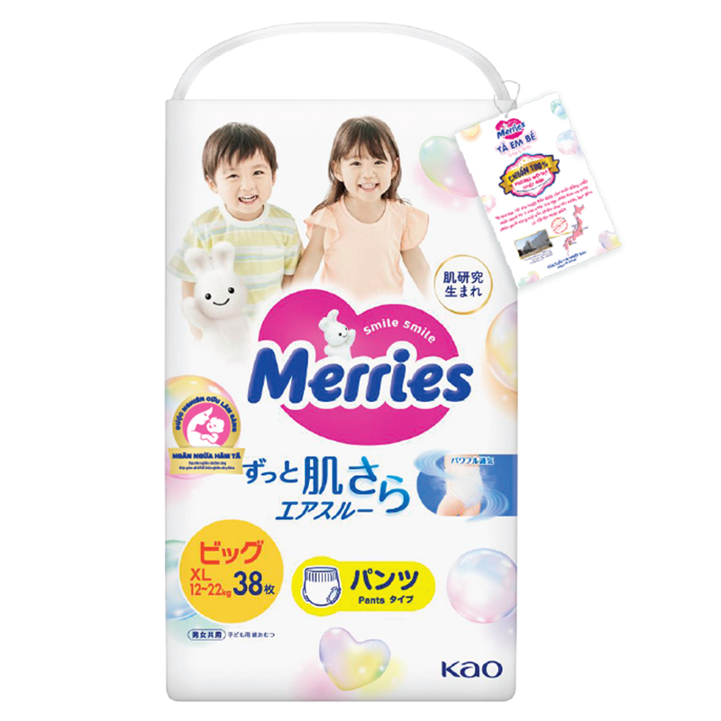 Tã quần Merries XL38